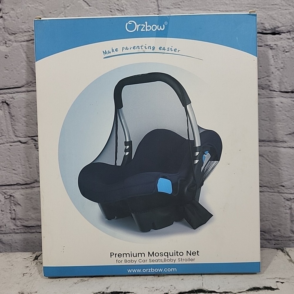 Orzbow Premium Mosquito Net For Baby Car Seats And Strollers NIP